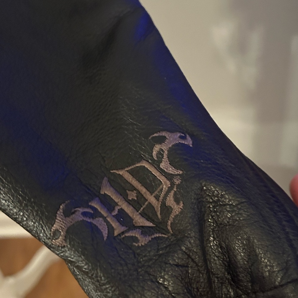 Harley-Davidson Black Leather Jacket with Fringe and Zipper Accents - Picture 2 of 16